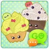 Free play online GO SMS Pro Sweet Muffins Theme APK