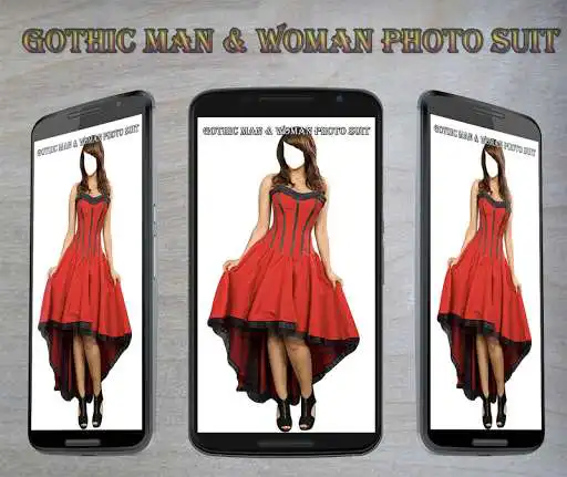 Play Gothic Man  Woman Photo Suit