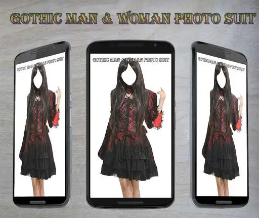 Play Gothic Man  Woman Photo Suit