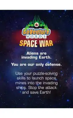 Play GoVenture Words - Space War