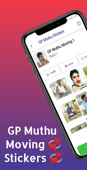 Play Gp Muthu - Animated Stickers  and enjoy Gp Muthu - Animated Stickers with UptoPlay