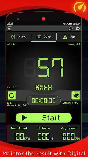 Play GPS Speedometer: Trip Speed and Fuel Manager as an online game GPS Speedometer: Trip Speed and Fuel Manager with UptoPlay