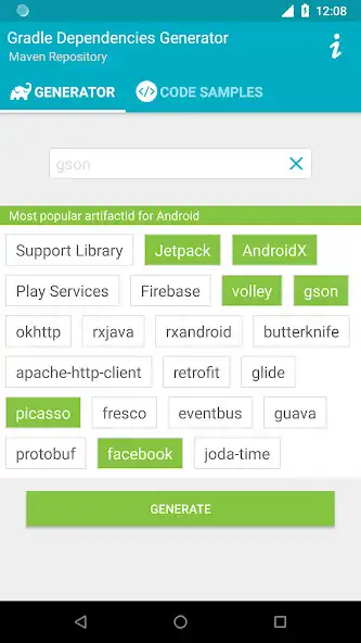 Play Gradle Dependencies Generator as an online game Gradle Dependencies Generator with UptoPlay