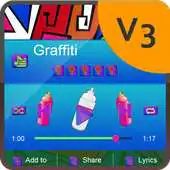 Free play online Graffiti Music Player Skin APK