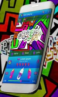 Play Graffiti Music Player Skin