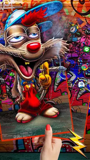 Play Graffiti Smoky Rabbit Themes Live Wallpapers as an online game Graffiti Smoky Rabbit Themes Live Wallpapers with UptoPlay