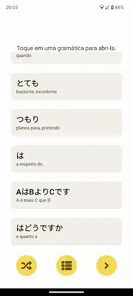 Play Gramática Japonês N5 - JLPT  and enjoy Gramática Japonês N5 - JLPT with UptoPlay