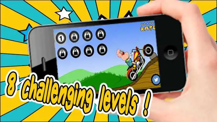 Play Grandpa Bike Hill climb