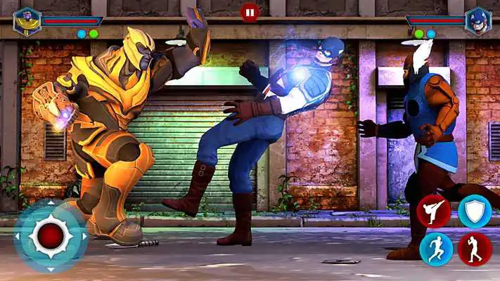 Play Grand Superhero Street Fighting - Thanos Revenge