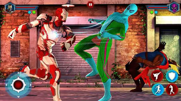 Play Grand Superhero Street Fighting - Thanos Revenge