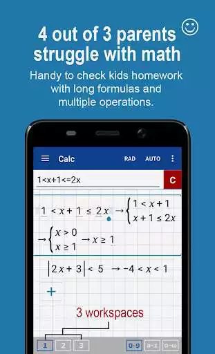 Play Graphing Calculator + Math, Algebra & Calculus as an online game Graphing Calculator + Math, Algebra & Calculus with UptoPlay