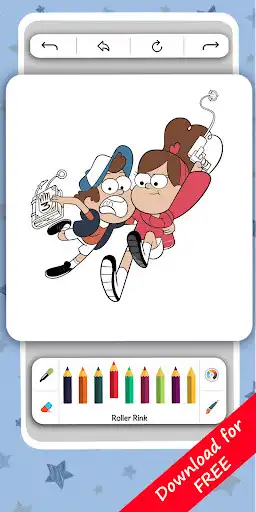 Play Gravity Falls Coloring Book  and enjoy Gravity Falls Coloring Book with UptoPlay