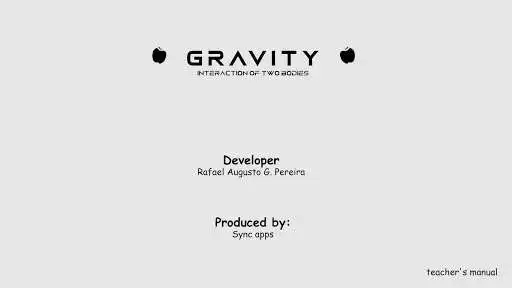 Play Gravity - Interaction of two bodies Manual as an online game Gravity - Interaction of two bodies Manual with UptoPlay