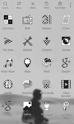 Play Gray day Launcher theme