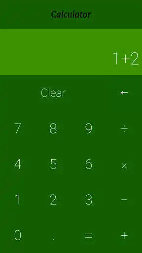 Play Green Calculator