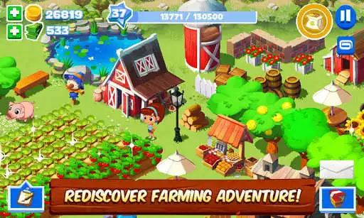 Play Green Farm 3 as an online game Green Farm 3 with UptoPlay