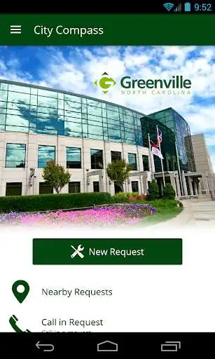 Play APK Greenville City Compass  and enjoy Greenville City Compass with UptoPlay com.publicstuff.greenville_nc