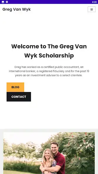 Play Greg Van Wyk - Scholarship  and enjoy Greg Van Wyk - Scholarship with UptoPlay