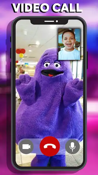 Play Grimace Fake Call  and enjoy Grimace Fake Call with UptoPlay