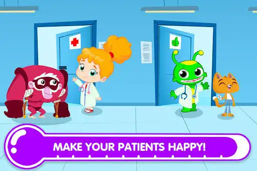 Play Groovy the Doctor: Zoo Pets Hospital Mini Games as an online game Groovy the Doctor: Zoo Pets Hospital Mini Games with UptoPlay