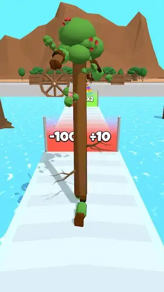 Play Grow Tree Run as an online game Grow Tree Run with UptoPlay