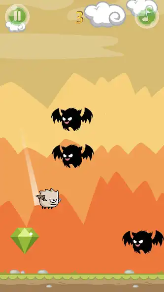 Play Grumpy Bat as an online game Grumpy Bat with UptoPlay