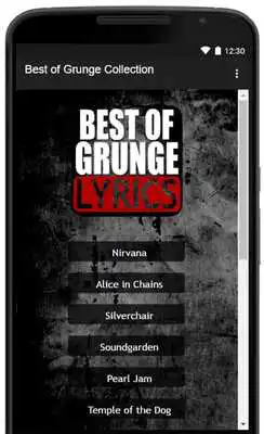 Play Grunge Song Lyrics Collection