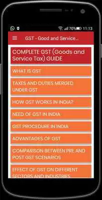 Play GST - Good and Service Tax