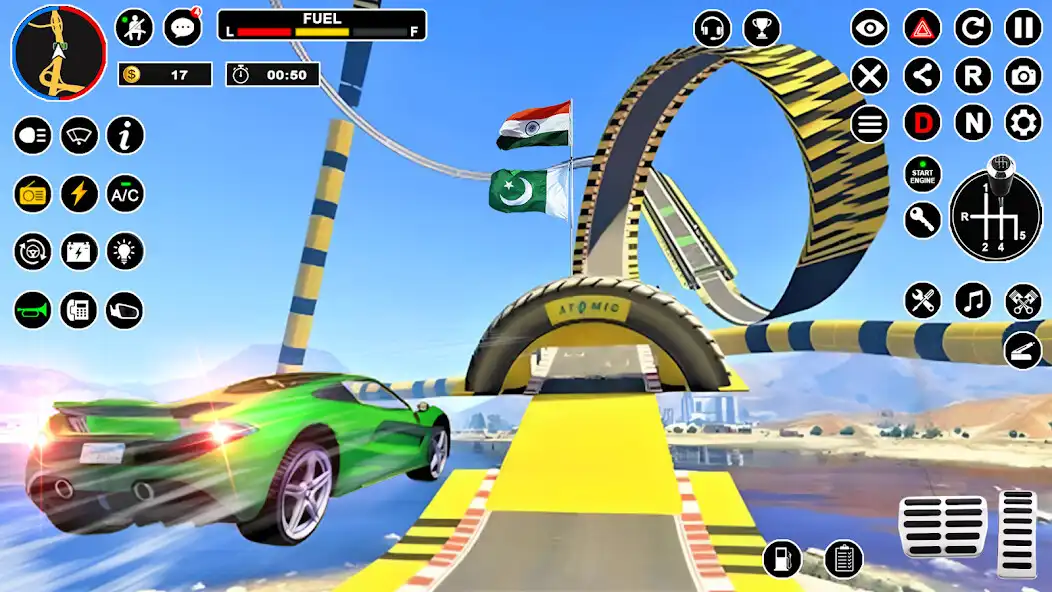 Play GT Car Stunt: Car Racing Games as an online game GT Car Stunt: Car Racing Games with UptoPlay