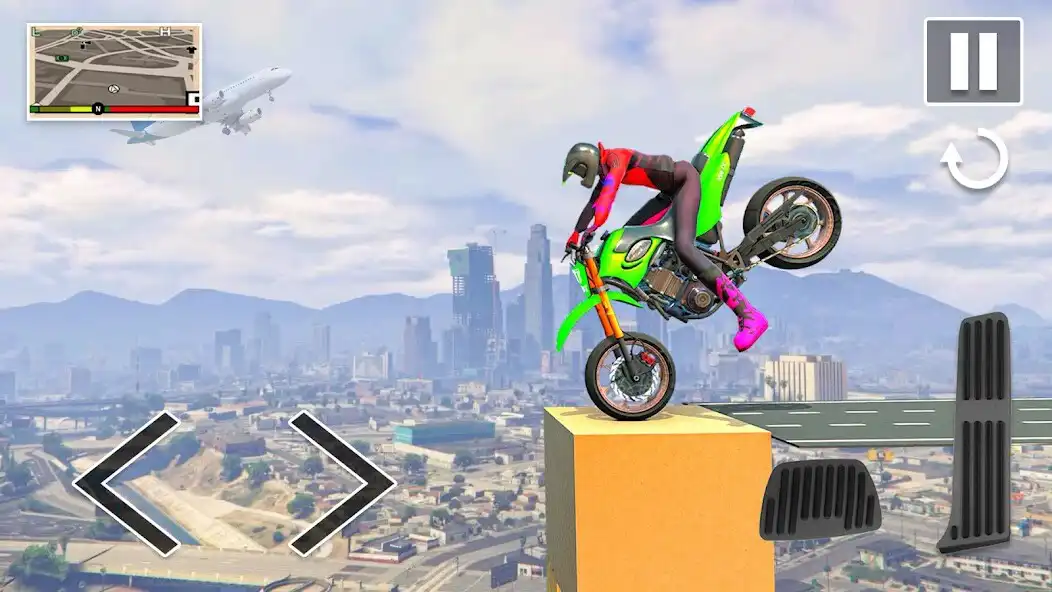 Play GT Moto Stunts 3D: Bike Games as an online game GT Moto Stunts 3D: Bike Games with UptoPlay