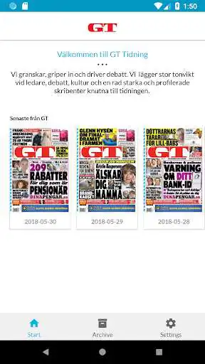 Play GT Tidning as an online game GT Tidning with UptoPlay