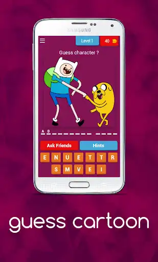 Play Guess Character: Cartoon Quiz as an online game Guess Character: Cartoon Quiz with UptoPlay