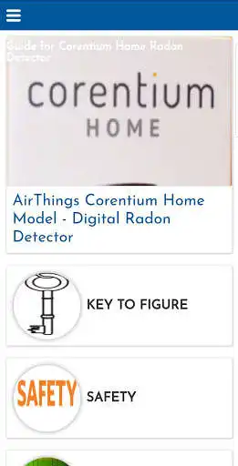 Play Guide for Corentium Home Radon Detector  and enjoy Guide for Corentium Home Radon Detector with UptoPlay