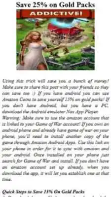 Play Guide for Game of War