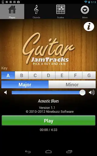 Play Guitar Jam Tracks: Free