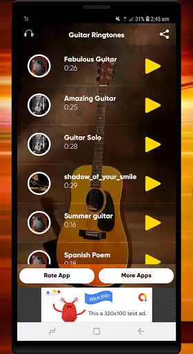 Play Guitar Ringtones  and enjoy Guitar Ringtones with UptoPlay