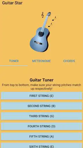 Play Guitar Star - Tuner, Metronome, and Chords!  and enjoy Guitar Star - Tuner, Metronome, and Chords! with UptoPlay