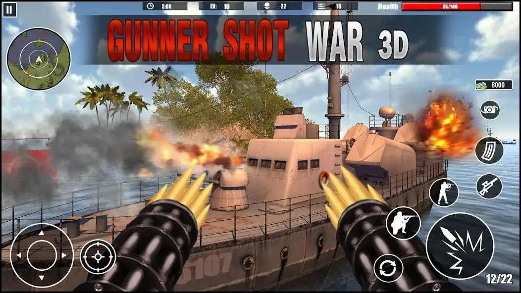 Play Gunner Navy War Shoot 3d : First-Person Shooters  and enjoy Gunner Navy War Shoot 3d : First-Person Shooters with UptoPlay