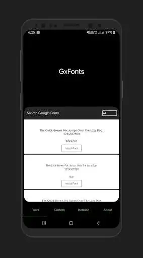 Play APK GxFonts - Custom fonts for Samsung Galaxy  and enjoy GxFonts - Custom fonts for Samsung Galaxy with UptoPlay project.vivid.gxfonts