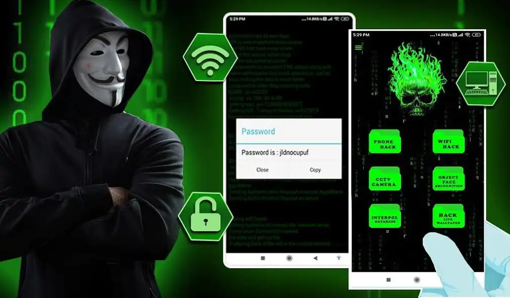 Play Hacker App: Wifi Password Hack  and enjoy Hacker App: Wifi Password Hack with UptoPlay