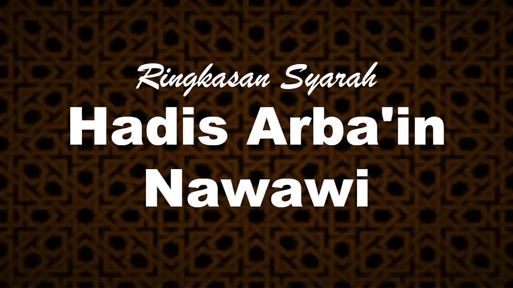 Play Hadis Arbain Nawawi as an online game Hadis Arbain Nawawi with UptoPlay