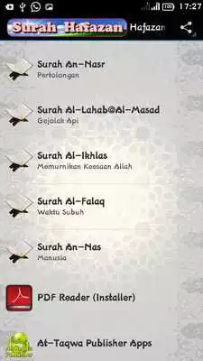 Play Hafazan Surah-Surah LAZIM