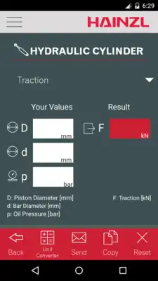 Play HAINZL Hydraulic Calculator