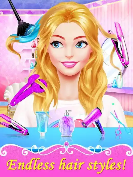 Play Hair Nail Salon: Makeup Games  and enjoy Hair Nail Salon: Makeup Games with UptoPlay