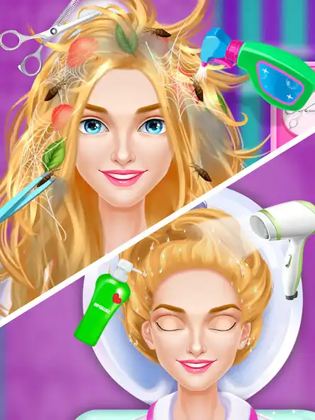 Play Hair Salon: Makeup artist spa  and enjoy Hair Salon: Makeup artist spa with UptoPlay