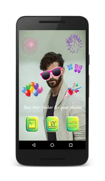 Play Hair Sticker for Photos  and enjoy Hair Sticker for Photos with UptoPlay