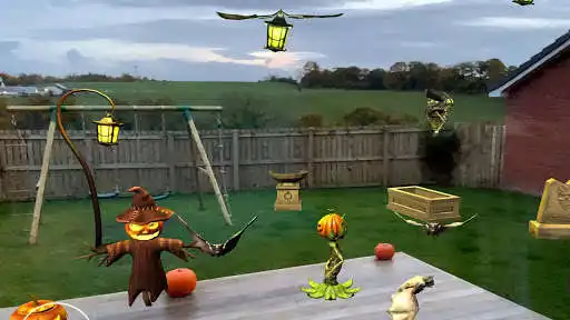 Play Halloween AR (Augmented Reality Halloween) as an online game Halloween AR (Augmented Reality Halloween) with UptoPlay