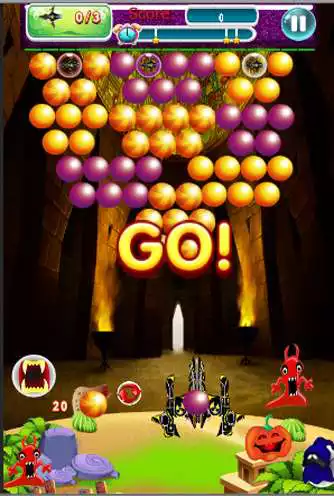 Play Halloween bubble shoot