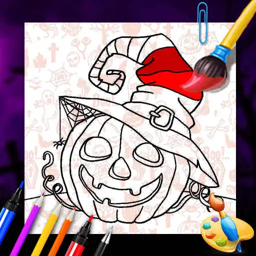 Play Halloween Coloring Page Games APK