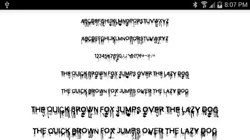 Play Halloween Fonts for FlipFont  and enjoy Halloween Fonts for FlipFont with UptoPlay